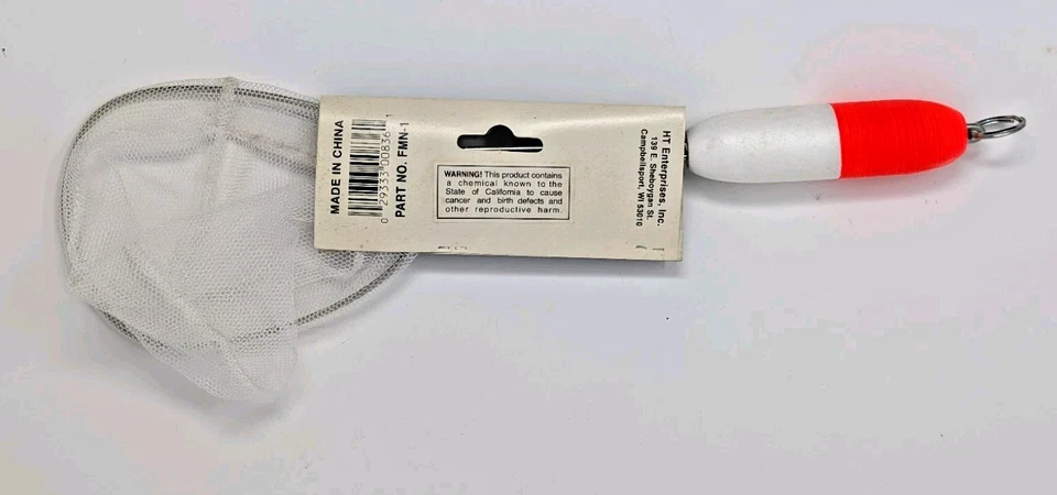 HT Floating Minnow Bucket Net Ice Fishing Live Well Bait Dip Aquarium Scooper - Image 2 of 4