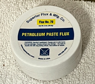 #70 Petroleum Paste Flux 2 Oz Tins