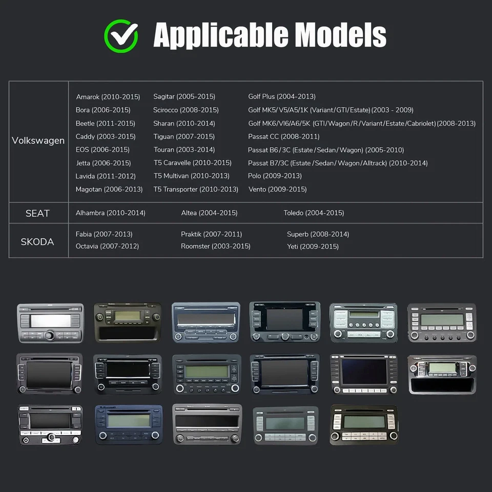 Android 14 Autoradio Passat b6 b7 Golf 5 6 Polo Jetta GPS Carplay - Bild 4 von 4