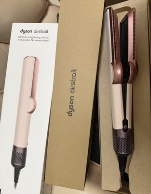 Dyson Airstrait Wet-to-Dry Hair Straightener Styling Tool, Pink/White