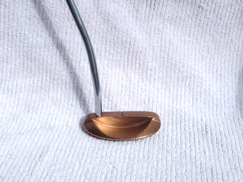 Golf putter 35" RH Knight Duo Tech 2 Copper, Tiger Shark grip, See Other Auction