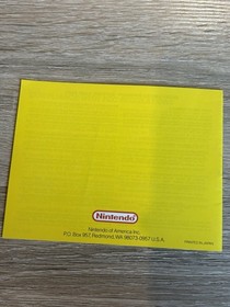 Dr. Mario NES Instruction Manual Nintendo 1990 Original Booklet Authentic