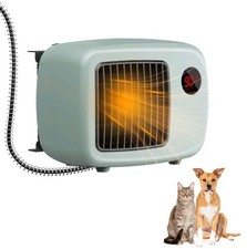 600W Dog House Heater,Anti-Bite Cord Heated Dog House,Wall-Mounted Dog Heater...