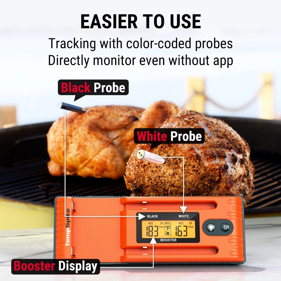 ThermoPro TP962 Wireless BT Meat Thermometer 2 Probes Black Friday Sale Special - Image 3 of 4