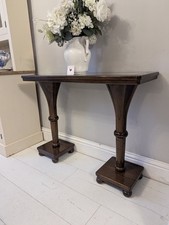 Oak hall table console table Side table Buffet Glass Top Delivery Available 