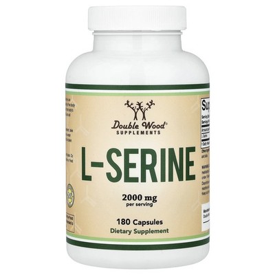 L-Serine, 180 Capsules (500 mg per Capsule)