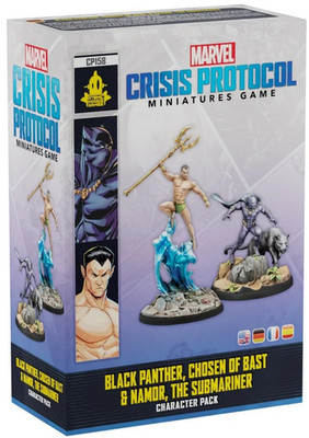 Marvel Crisis Protocol Black Panther & Namor CP158 NIB Sealed