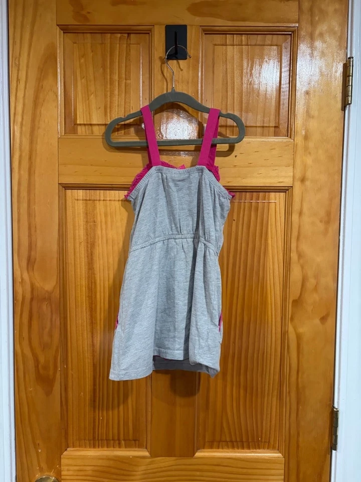 Mameluco Hello Kitty Niñas Gris Rosa Talla S Floral Sanrio 2013 Foto 4 de 4