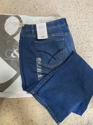 Christopher Banks Jeans Size 18W Moderately Curvy Tapered Leg NEW
