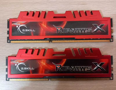 DDR3 G.SKILL F3-12800CL9D-8GBXL - RIPJAWS X - Dual-Channel-Kit 2x4GB