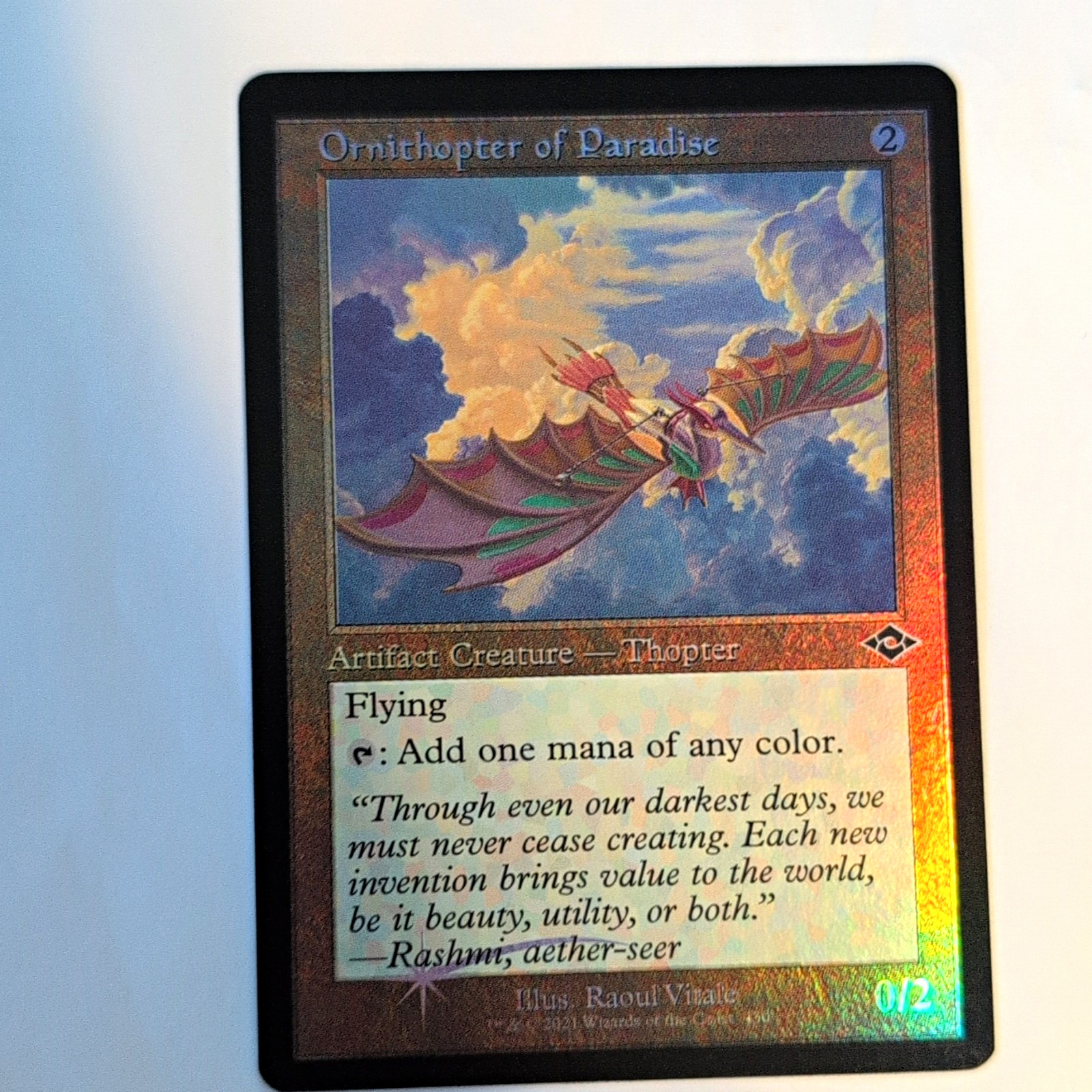 Ornithopter of Paradise (Retro Frame) FOIL Modern Horizons 2 FREE SHIPPING