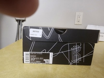 Nike Kyrie Low 2 TB 'Black' CN9827-002 size 10.5 Shoes