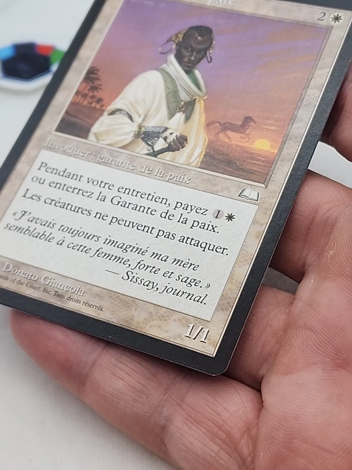 Peace Keeper MTG French Weatherlight Garant4 De La Paix Reserved List *CCGHouse* - Image 3 of 4