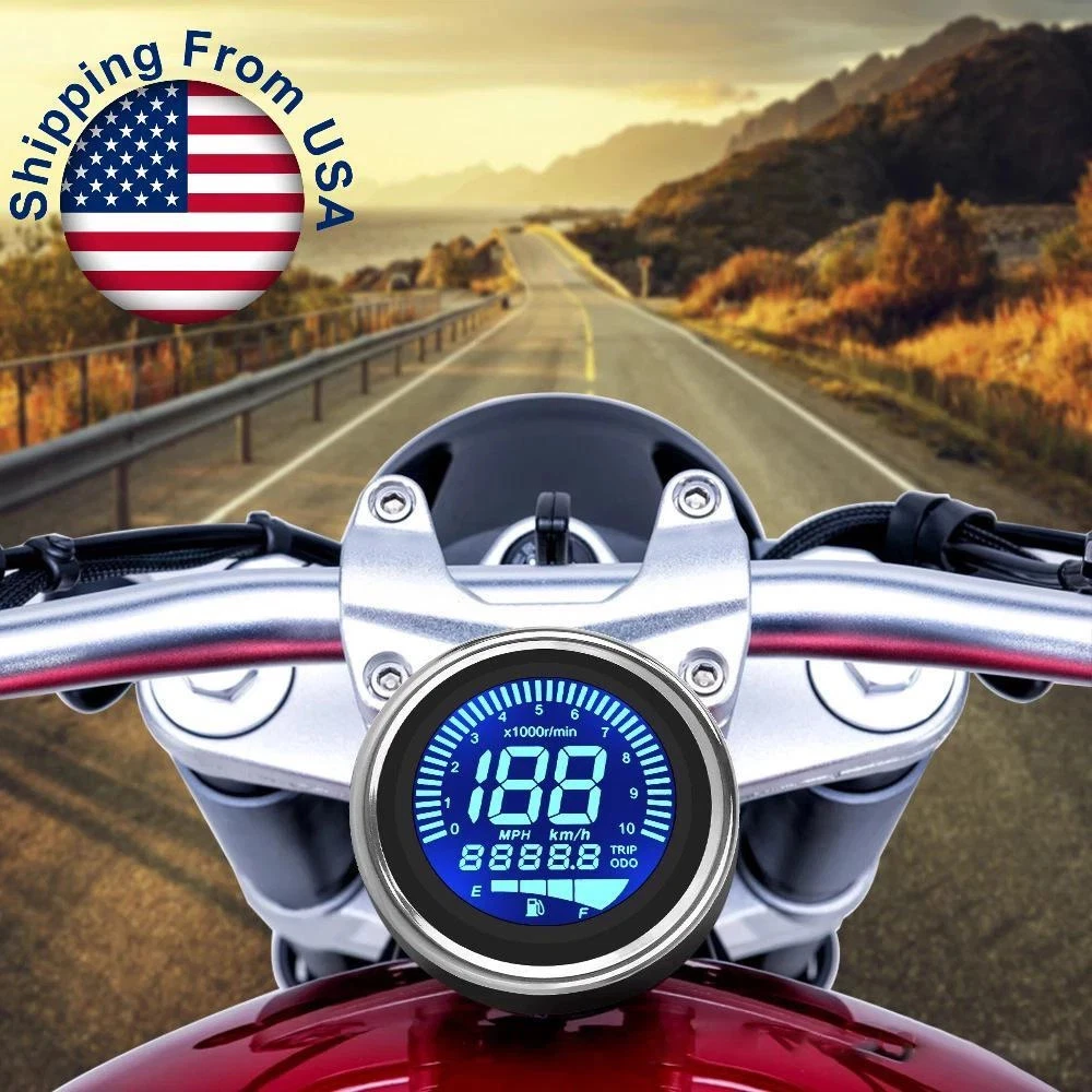 Tacómetro Digital Inductivo Para Motores 2T Y 4T - Mide RPM Y Horas De Uso, Ideal Para Moto, Cortacésped, Motosierra