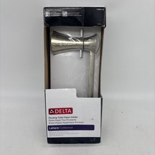 Delta Toilet Paper Holder Lahara 1-Pack 73850-SS Brilliance Stainless Steel