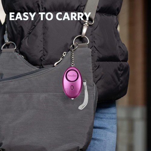 Safety Security Panic Alarm Police Approved Loud 140db Alarm Rape Attack Keyring - Picture 4 of 21