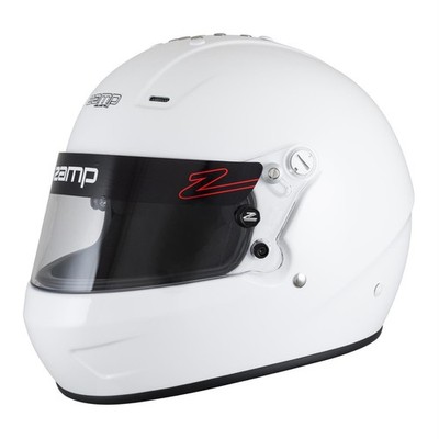 Zamp H784001M RZ-57 Racing Helmet, SA2025, Gloss White, Medium