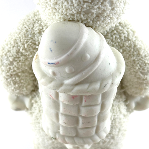 1994 Bisque Porcelain Dept 56 Snowbunnies “I’ve Got a Surprise” Bunny Figurine - Picture 4 of 5