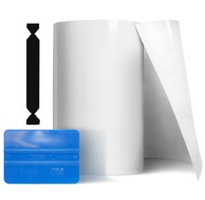 VViViD Clear Paint Protection Bulk Vinyl Wrap 12" x 120", Clear, Transparent
