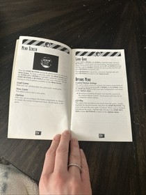 Sega CD Manual Only Third World War W/Reg Card