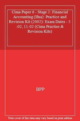 Cima 06 Financial Accounting Intermediat (Cima Practise & Revisi