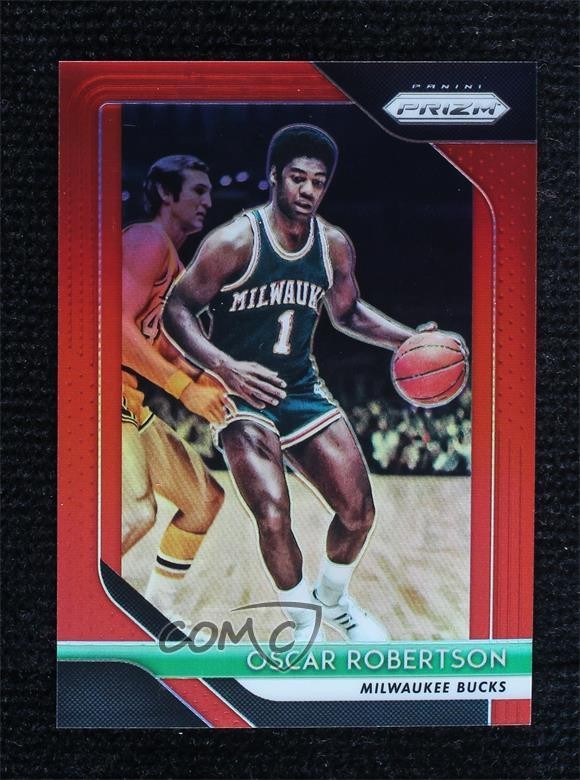 2018-19 Panini Prizm Red Prizm 134/299 Oscar Robertson #125 HOF