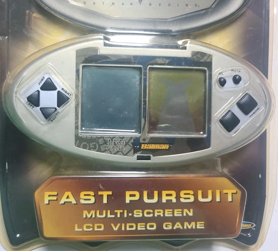 蝙蝠侠开始快速追求液晶视频游戏手持 2005 年工厂密封 DC 球棒 WB — 第 3/4 张图片