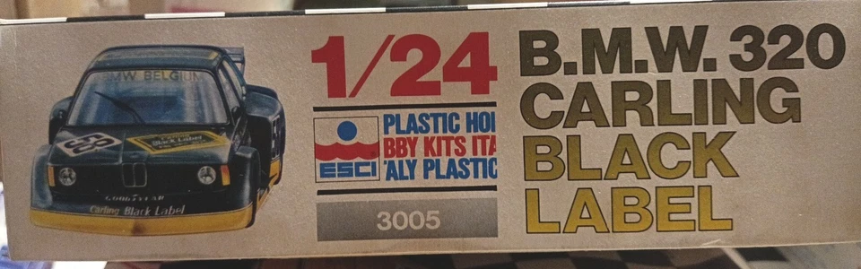 BMW 320Carling Black Label Esci Plastica Model Kit 1/24 Car Cod.3005 - Immagine 4 di 4