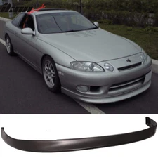 Fits 97-00 Lexus SC300 SC400 Front Bumper Lip Spoiler Unpainted PU Splitter Kit