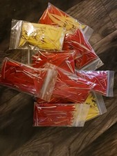 Feather Fletchings,Archery, 2 1/2" Right Wing, Packs Of 100, red or yellow