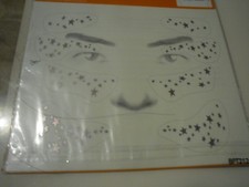 New Hyde and Eek Adult 16 Temporary Face Tattoos One size fits most