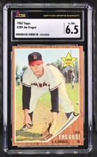 1962 Topps Baseball #209 Jim Fregosi Los Angeles Angels - CSG 6.5