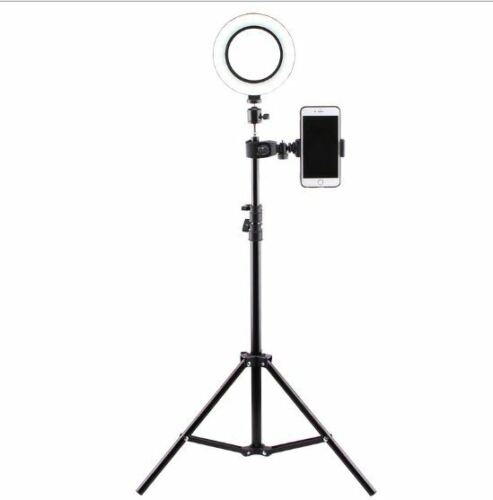 LED Ring Light Dimmable Lighting Kit Phone Selfie Tripod Makeup Youtube Live - Picture 9 of 19