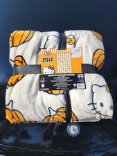 Hello Kitty Fall Pumpkin Blanket Twin 60 x 90