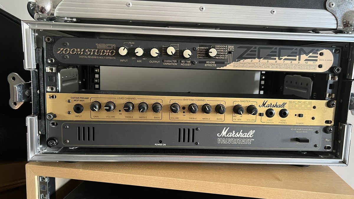 【美品】Marshall パワーアンプ VALVESTATE Model8004 Marshall Valvestate 8004 40 + 40 Watt Power Amplifier rack