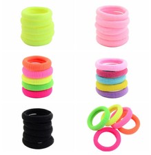 10pc Women Girls Elastic Hair Ties Band Ropes Ring Ponytail Holder Accessories
