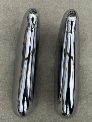 1952-1954 52-54 S Ford Custom Rear Chrome Plated Bumper Guards