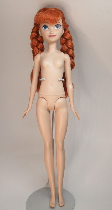 Mattel Disney Princess Nude Anna Fashion Doll Frozen Sister Charades Doll