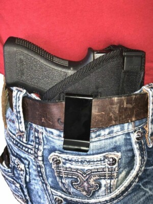 Concealed Carry IWB Nylon Metal Belt Clip Gun Holster For Sig/Sauer P-220,P-226