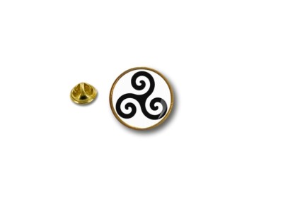 Anstecknadeln Pin Badge Anstecknadeln Metall Biker Biker Triskell Triskel Flagge Bretagne