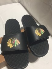 Men Chicago Blackhawks Sports Fan Slippers for sale | eBay display picture 2