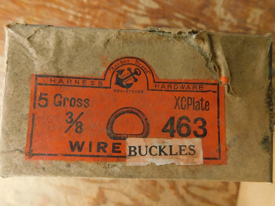 Vintage Anchor Brand Five Gross 3/8" No.463 Buckles XCPlate (About 500 Buckles) - Image 2 of 3