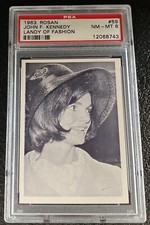 1963 Rosan PSA 8 John F Kennedy Jackie 0 Jacqueline Onassis #59 Rookie Card 60s