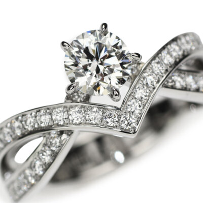 CHAUMET JOSÉPHINE リング　50号 Chaumet Pt950 Diamond Ring 0.50ct D VVS1 3EX Josephine Amour