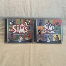 Lot Of 2 The Sims & The Sims Livin Large Expansion Pack Win/Mac