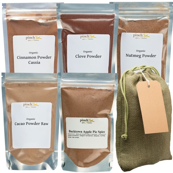 Regalo de especias orgánicas para hornear | Bolsa de regalo de especias de alta calidad para panaderos