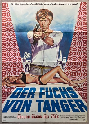 Der Fuchs von Tanger Duffy James Coburn Susannah York orig. Filmplakat