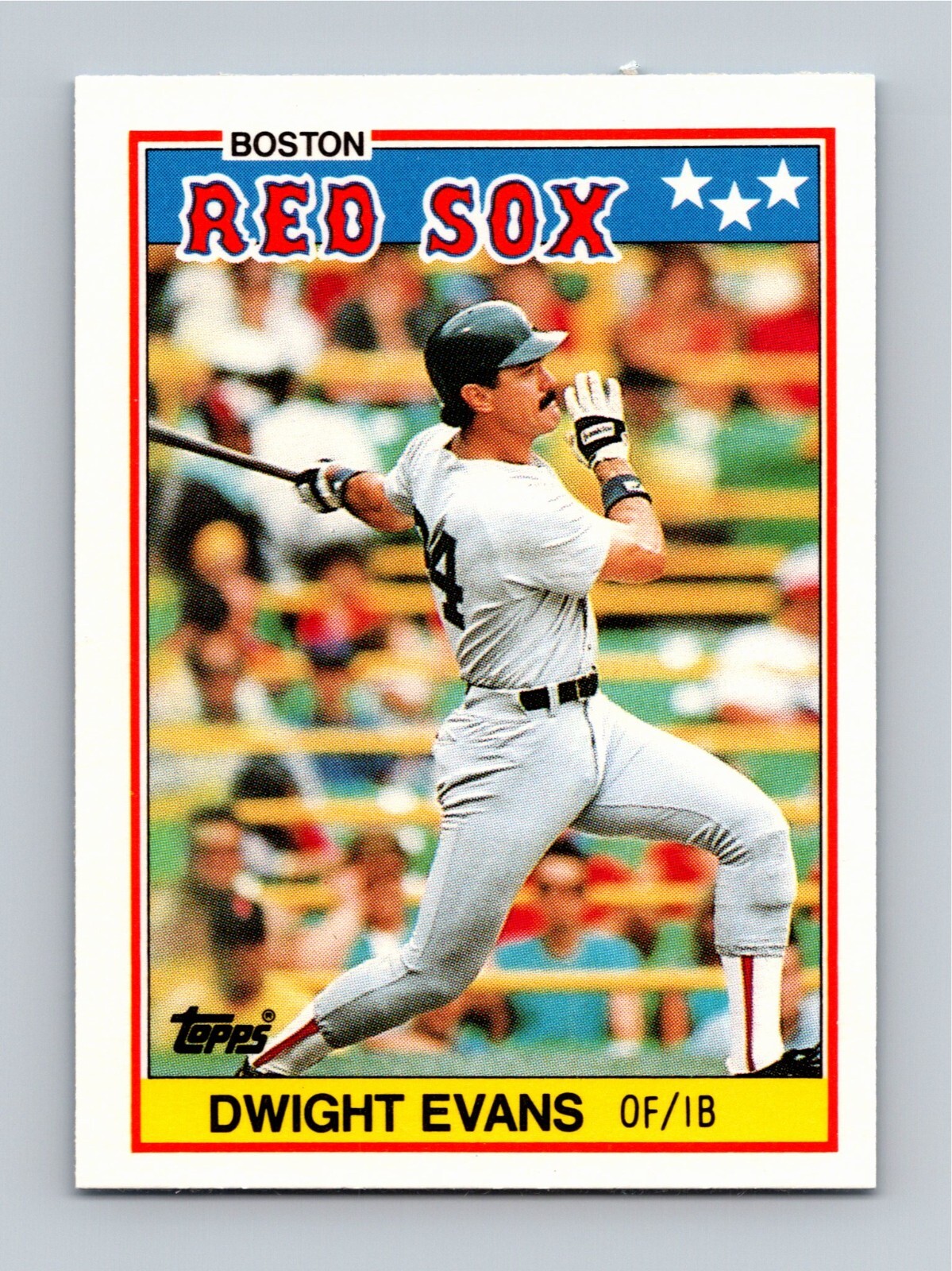 Dwight Evans 1988 Topps UK Minis #22 MINT RARE