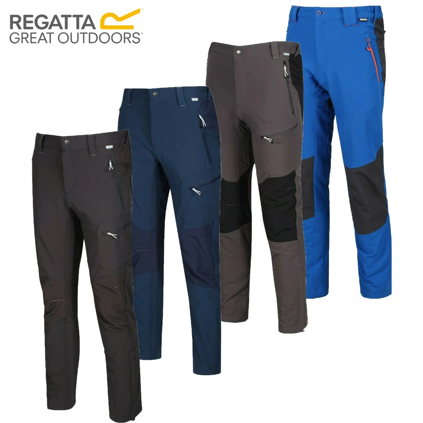 Regatta Questra II Mens Stretch Softshell Golf Walking Hiking Trousers RRP £80
Opens in a new window
