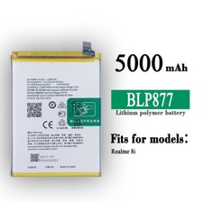 New High Quality Battery For OPPO oppo Realme 8i Internal BLP877 5000mAh Phone
